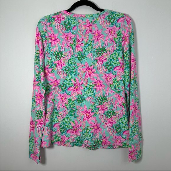 Lilly Pulitzer Luxletic Sunguard Top Size M - Picture 2 of 8